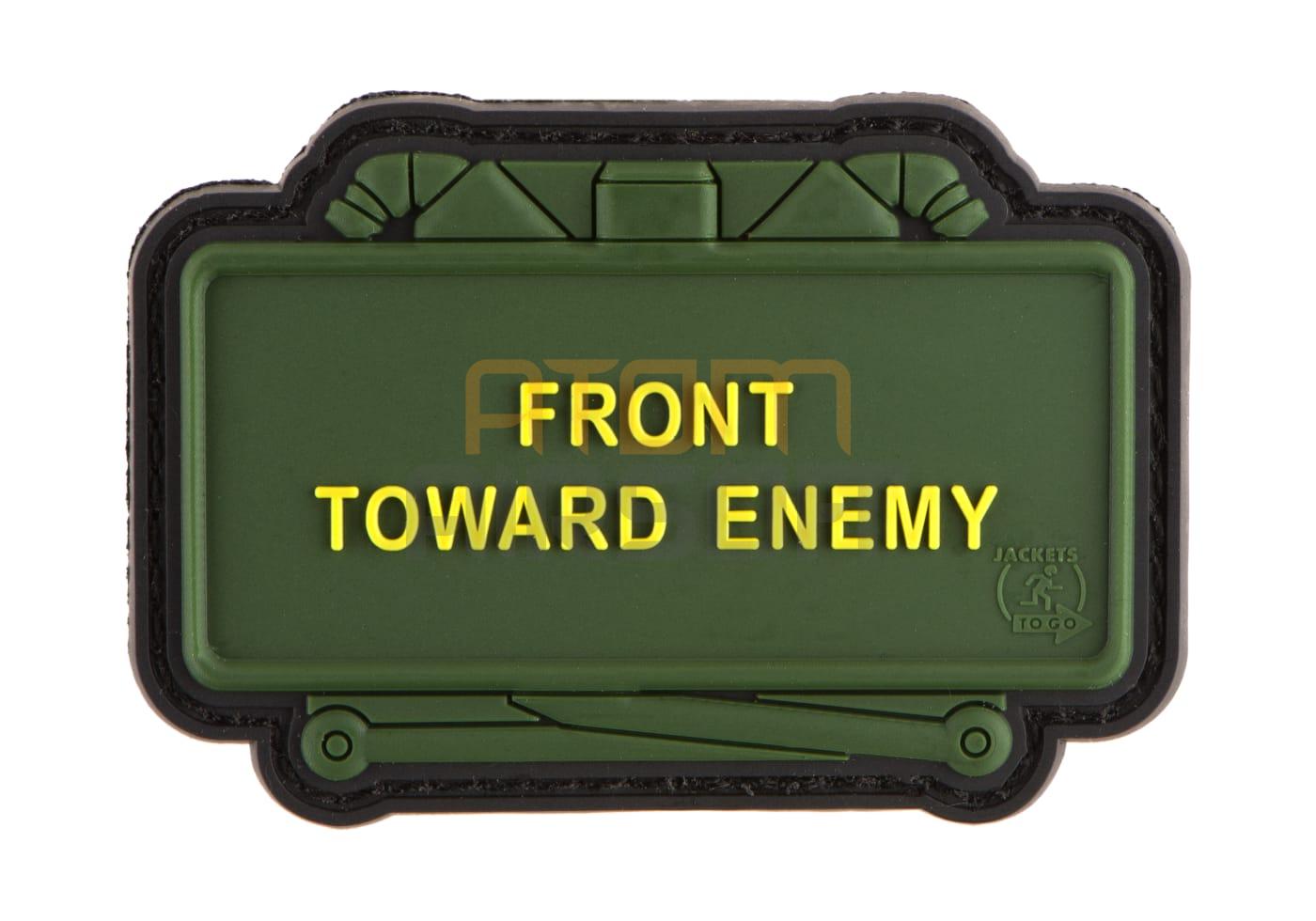 Claymore Mine PVC velcromerkki