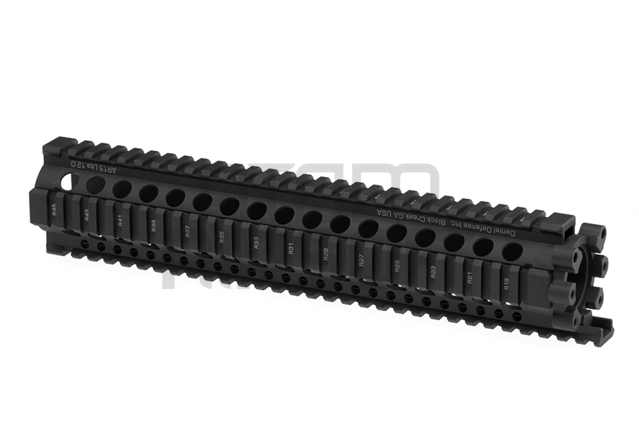 Daniel Defense lisensoitu AR15 RIS kisko, 12 tuumaa – musta