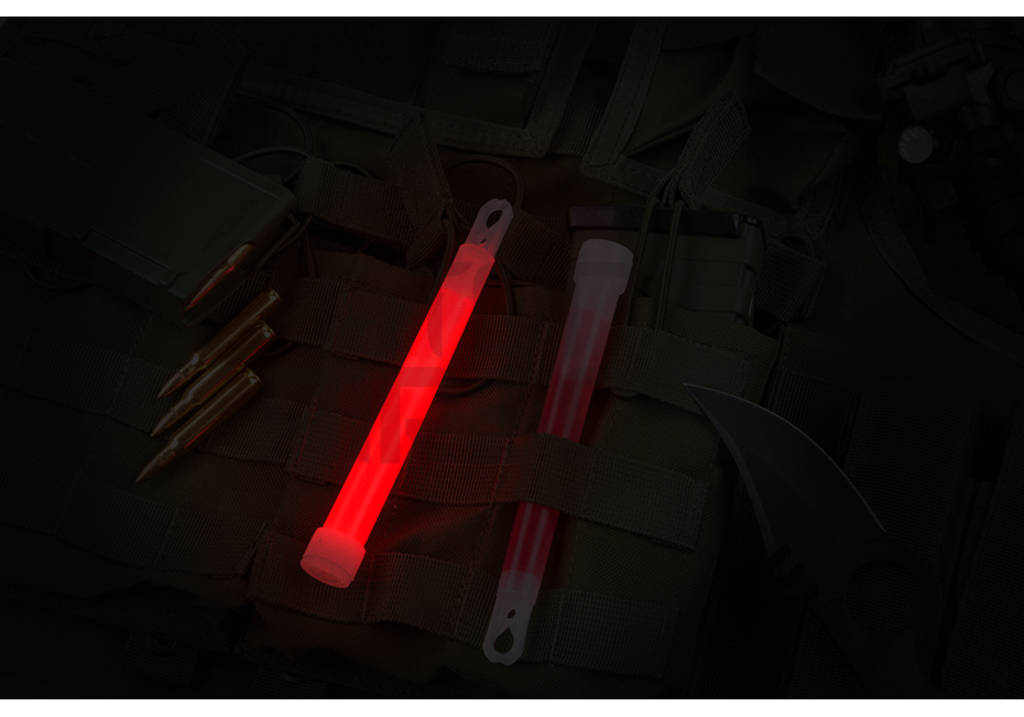 6″ valotikku – punainen