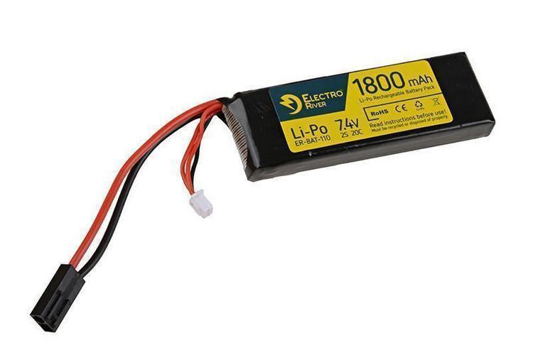 LiPo-akku 7,4V 1800mAh 20/40C, miniliitin