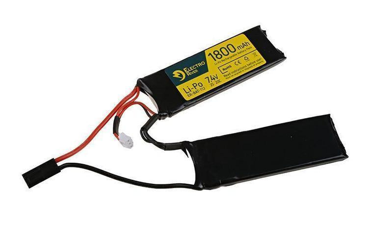 LiPo-akku 7,4V 1800mAh 20/40C - 2 osainen