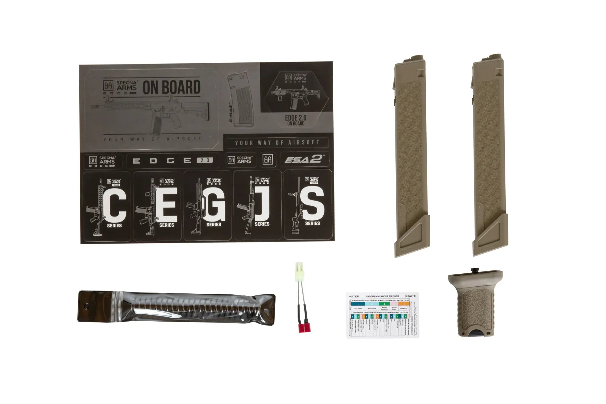 SA-X01 EDGE 2.0 konepistooli - half tan