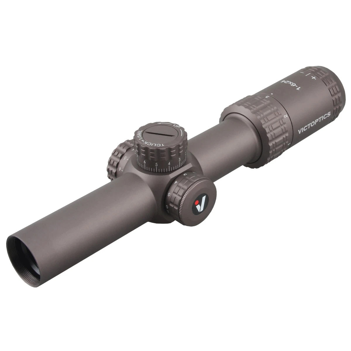 VictOptics S6 1-6x24 LPVO short-dot riflescope - Chaos Bronze