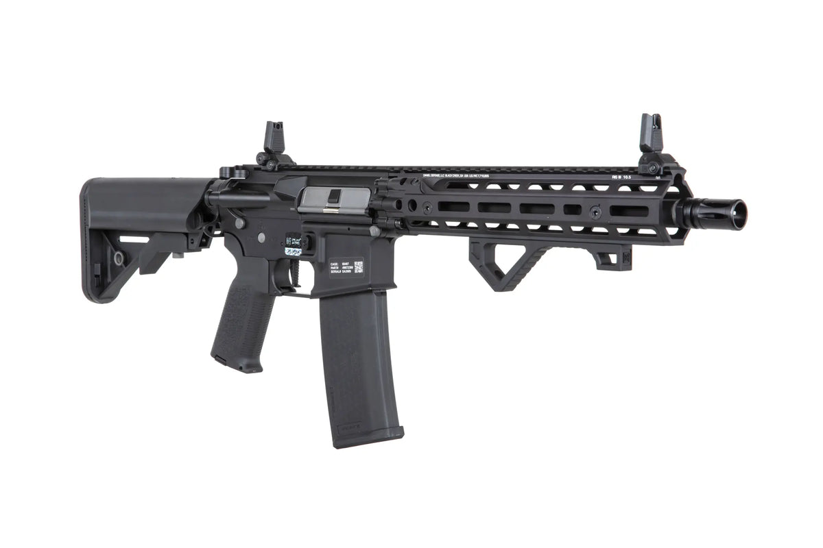 Specna Arms Daniel Defence RIS III 10.5'' SA-P27 Prime Aster II ETU harjattomalla moottorilla - musta