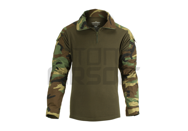 Invader Gear Combat Shirt - Woodland