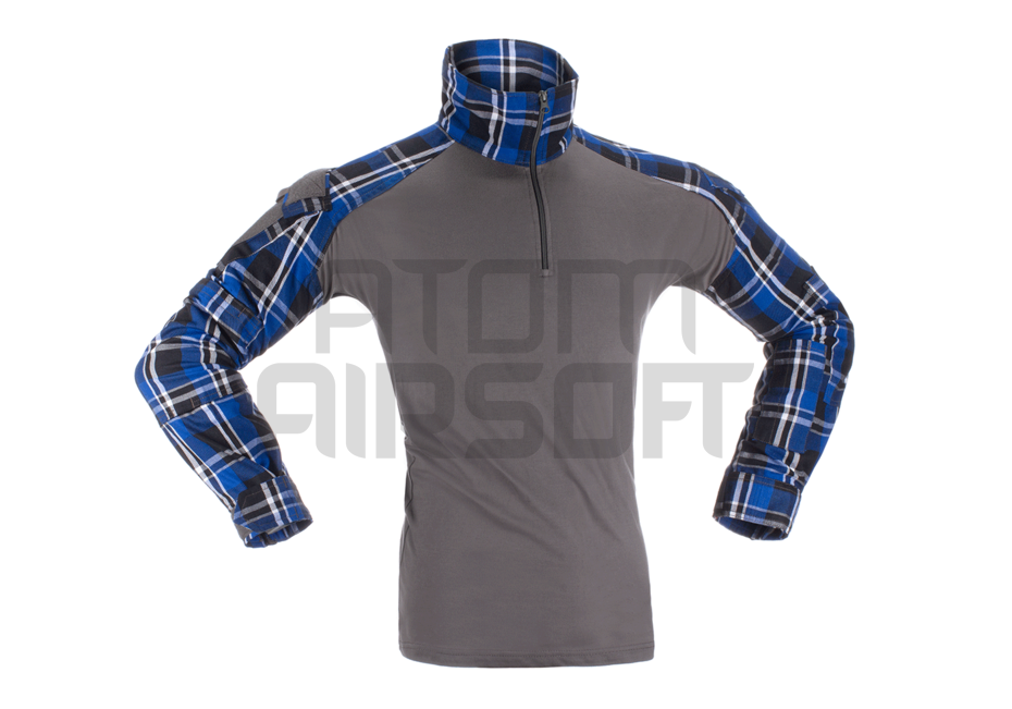 Flanelli taistelupaita - sininen