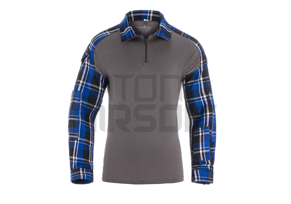 Invader Gear Flannel Combat Shirt - Blue