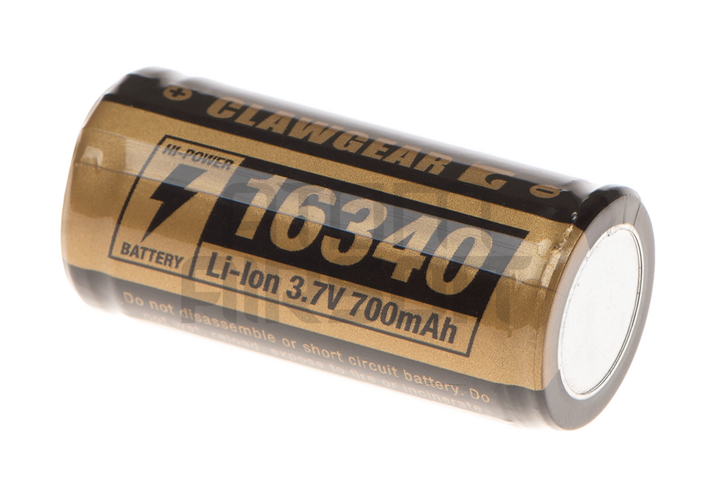16340-akkuparisto 3.7V 700mAh