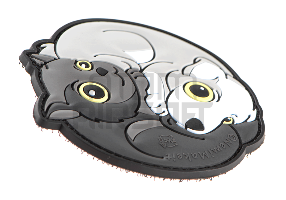 Yin & Yan kissa merkki - musta