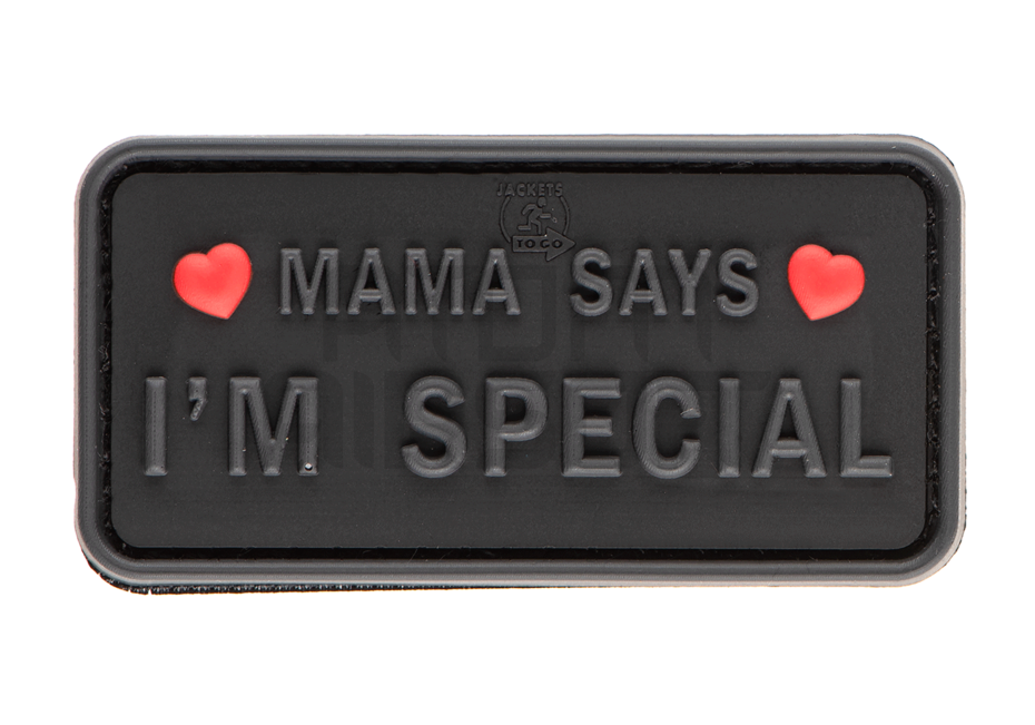 Mama Says I'm Special merkki - musta