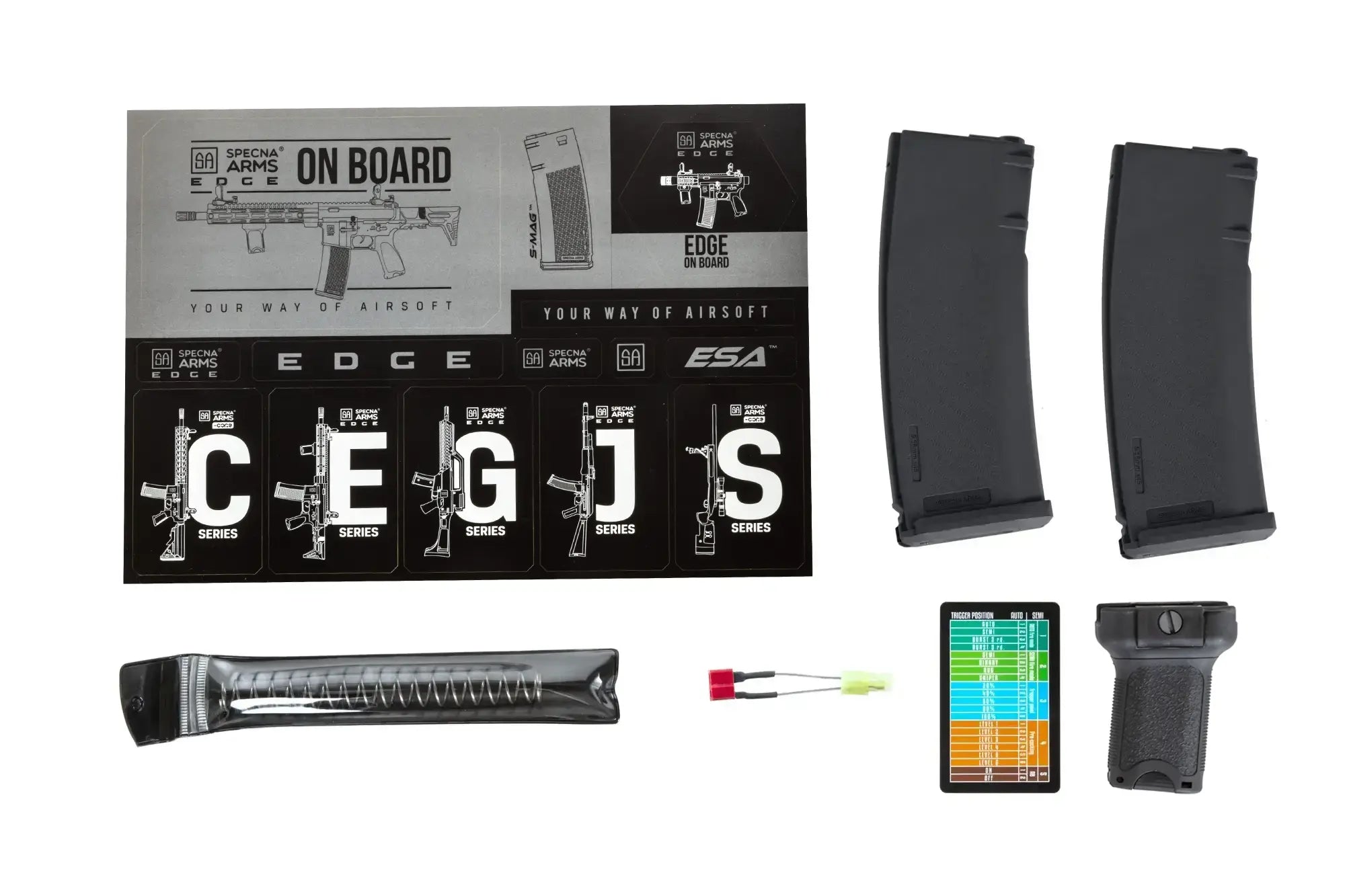 RRA SA-E03 EDGE™ HAL ETU™ sähköase - musta