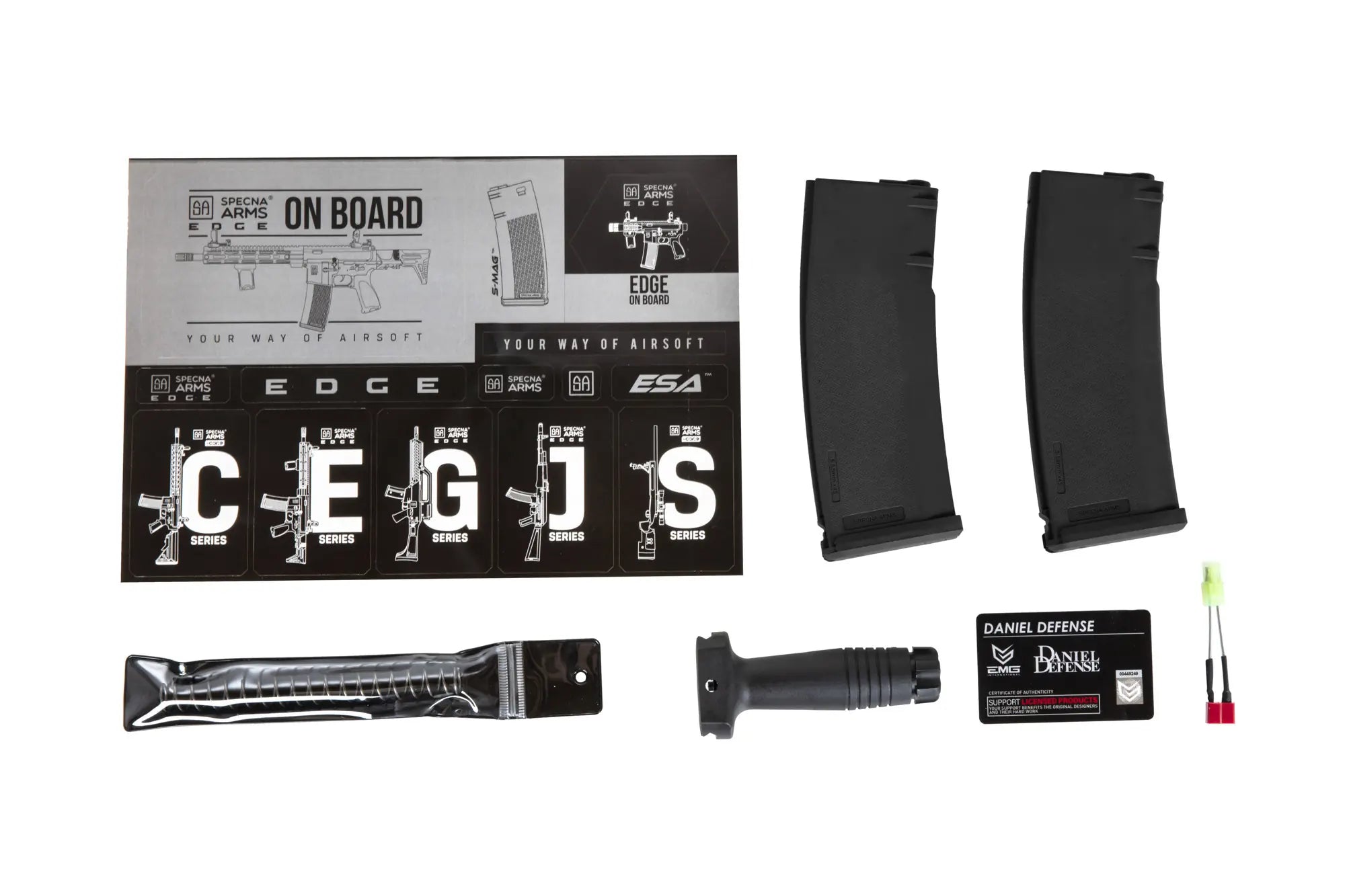 Daniel Defense® MK18 SA-E19 EDGE™ HAL ETU sähköase - musta