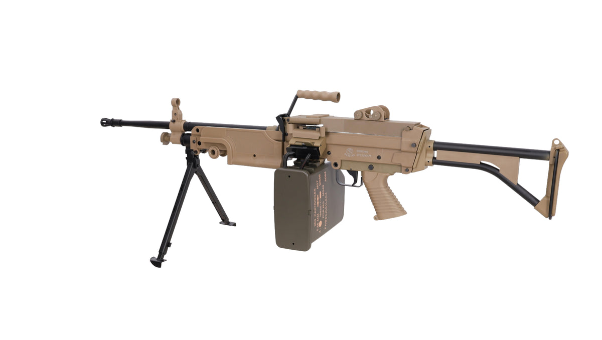 Specna Arms FN Herstal M249 MK1 CORE Machine Gun AEG - Tan