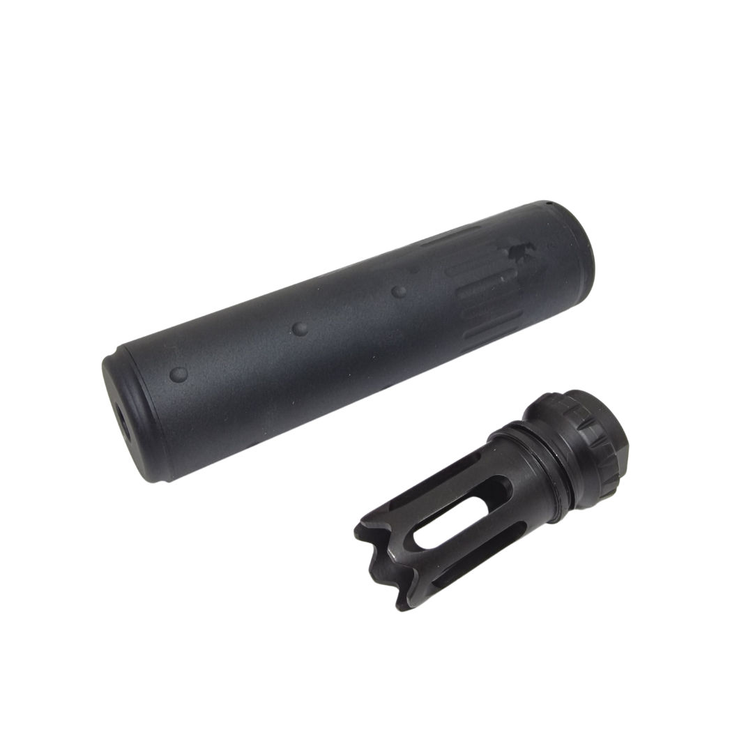 SCAR silencer with QD mount - black