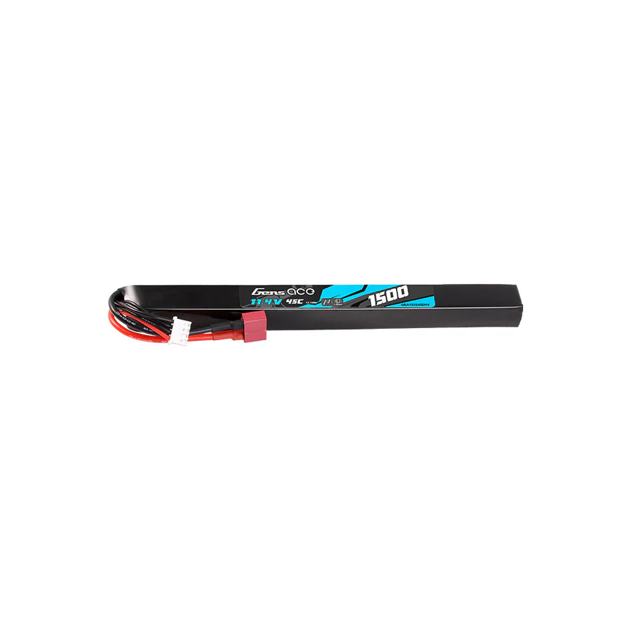 LiPo-akku 11,4V HV 1500mAh 3S/45C, T-plug/Deans