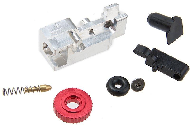 Tokyo Marui MWS GBBR hop-up säätörunko (CNC 6061T6-alumiinia)