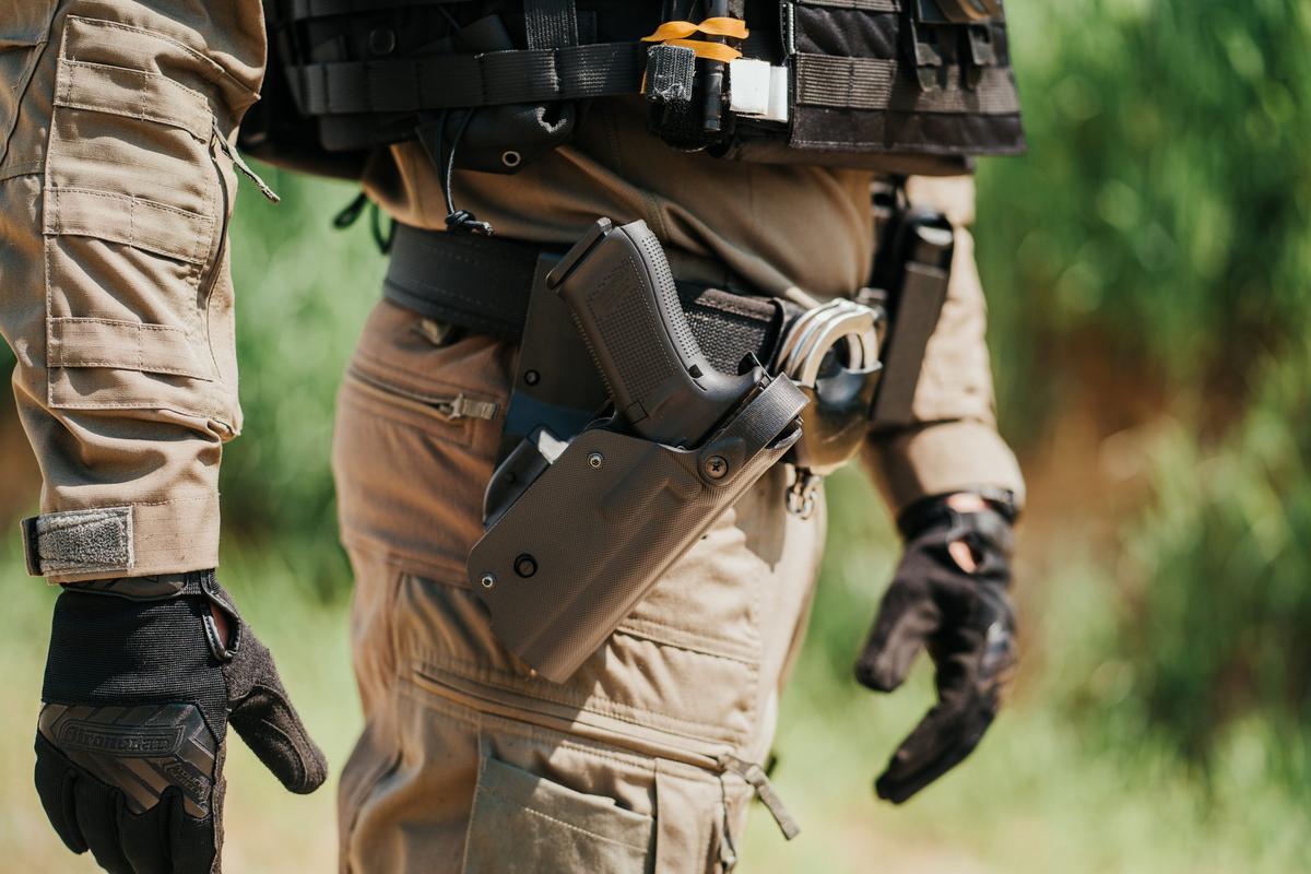 Ghost 5.2 Level 3 Pistol Holster with Rotating Belt Module, Glock 17/19/20/22/45/19X - Black