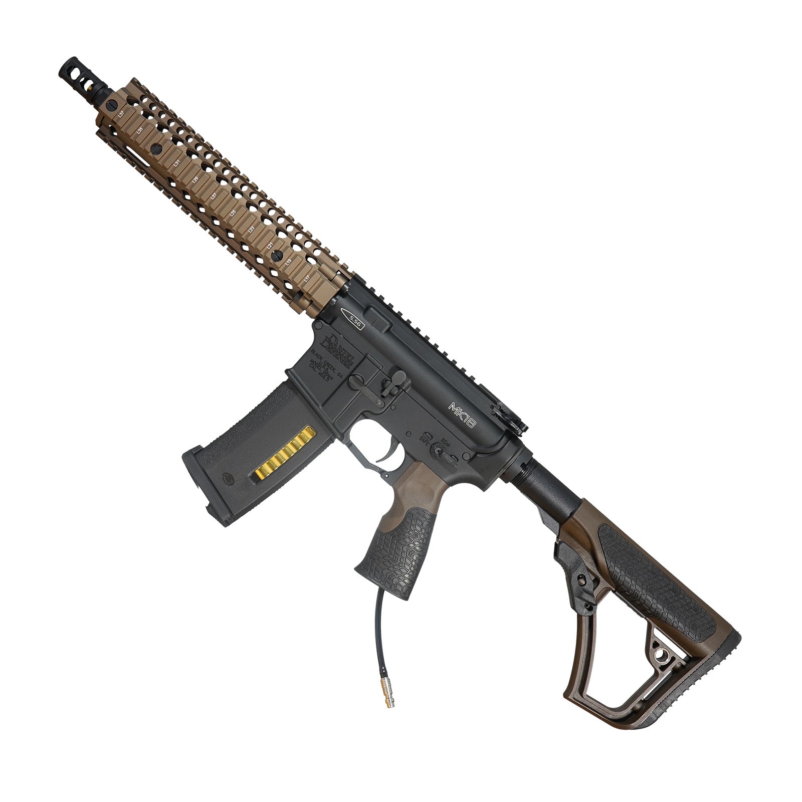 Wolverine Airsoft MTW Daniel Defense MK18 RIS II XB - Milspec Brown