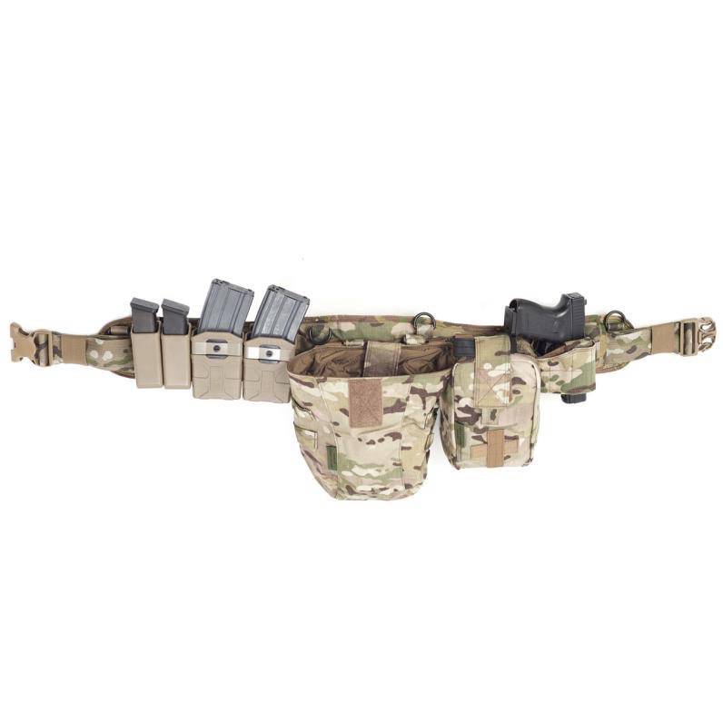 Elite ops PLB shooter belt, taisteluvyö taskuilla - MultiCam