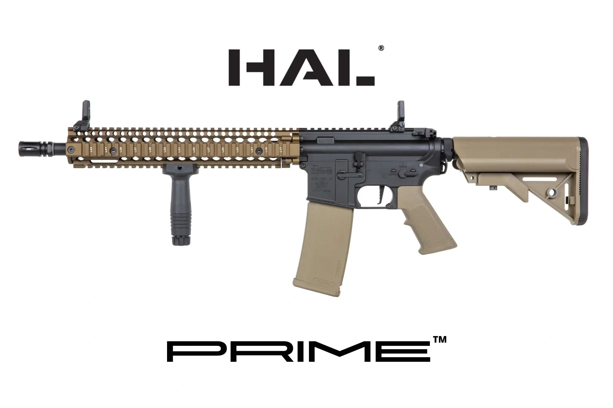 Daniel Defense® MK18 SA-P26 Prime HAL ETU harjattomalla moottorilla - Chaos Bronze