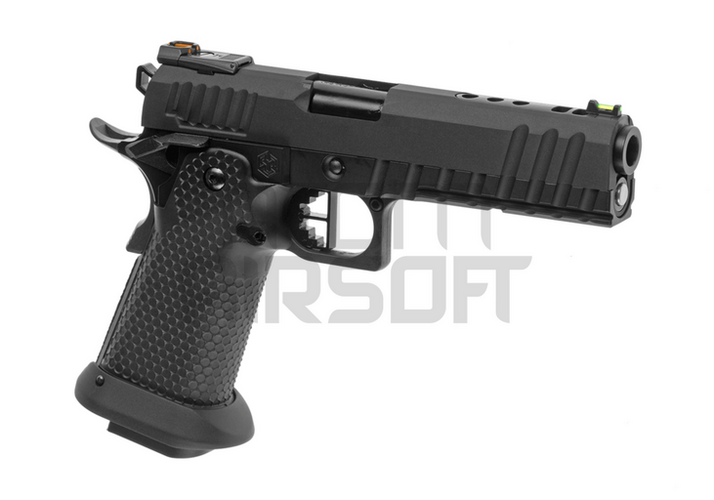 AW Custom HX2003 GBB-pistooli, täysmetallinen – musta