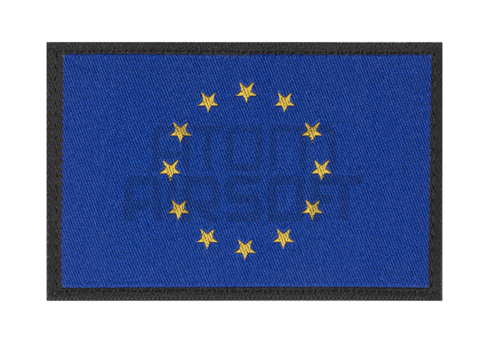 Clawgear EU lippu velcromerkki - sininen