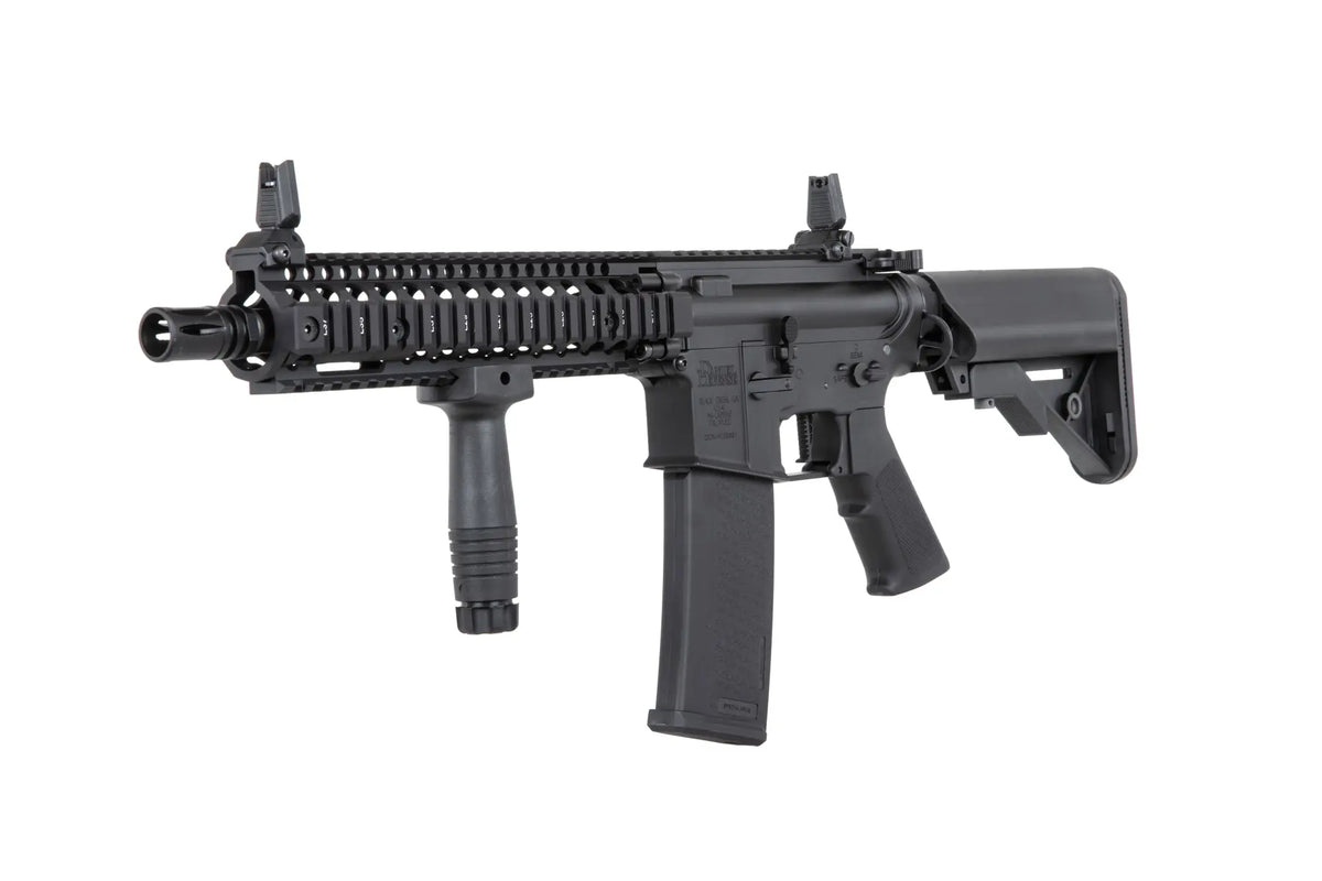 Specna Arms Daniel Defence SA-P19 Prime™ Aster II ETU harjattomalla moottorilla - musta