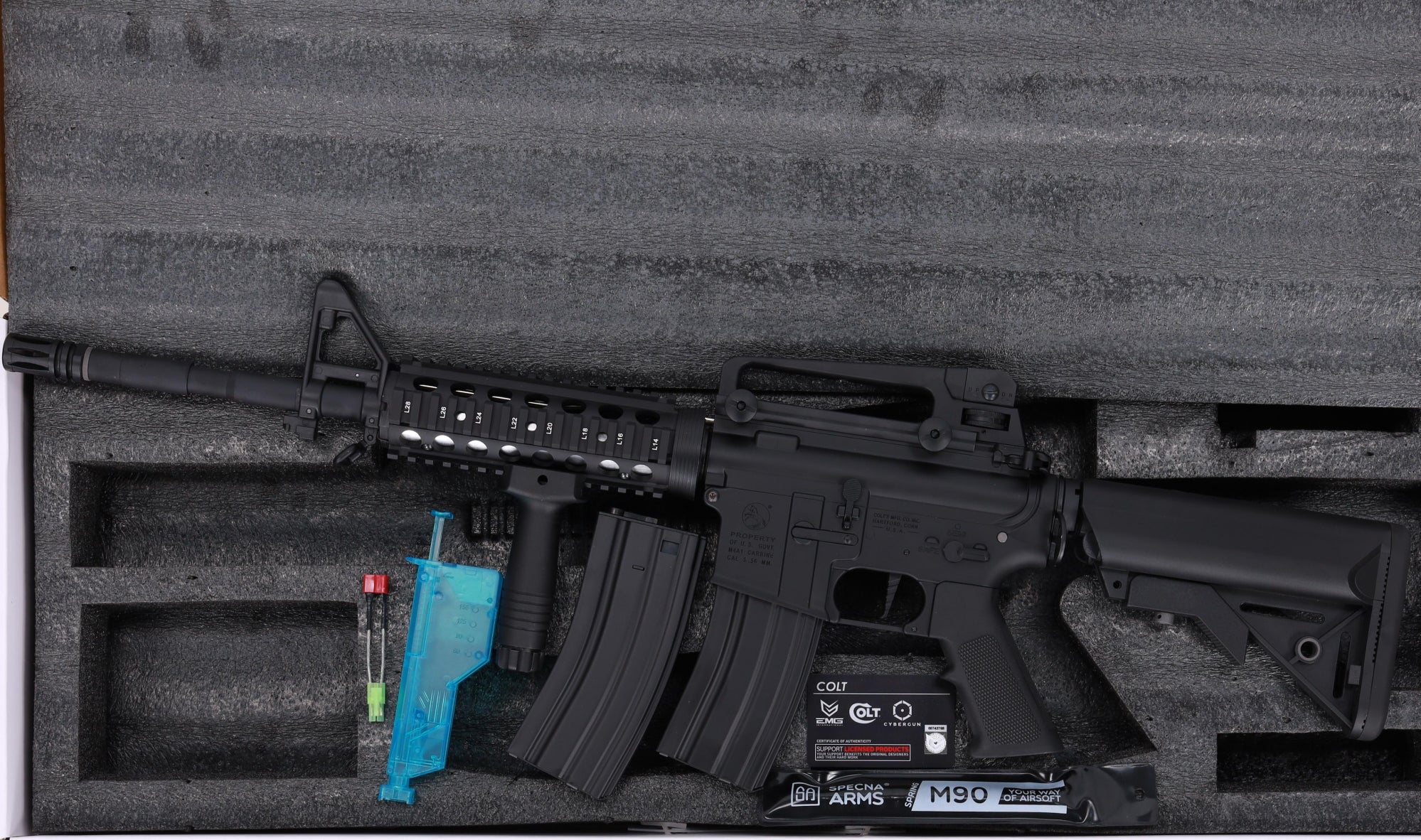 Colt x Cybergun M4A1 SA-E03 EDGE Gen.2 AEG Assault Rifle 14.5" – Black