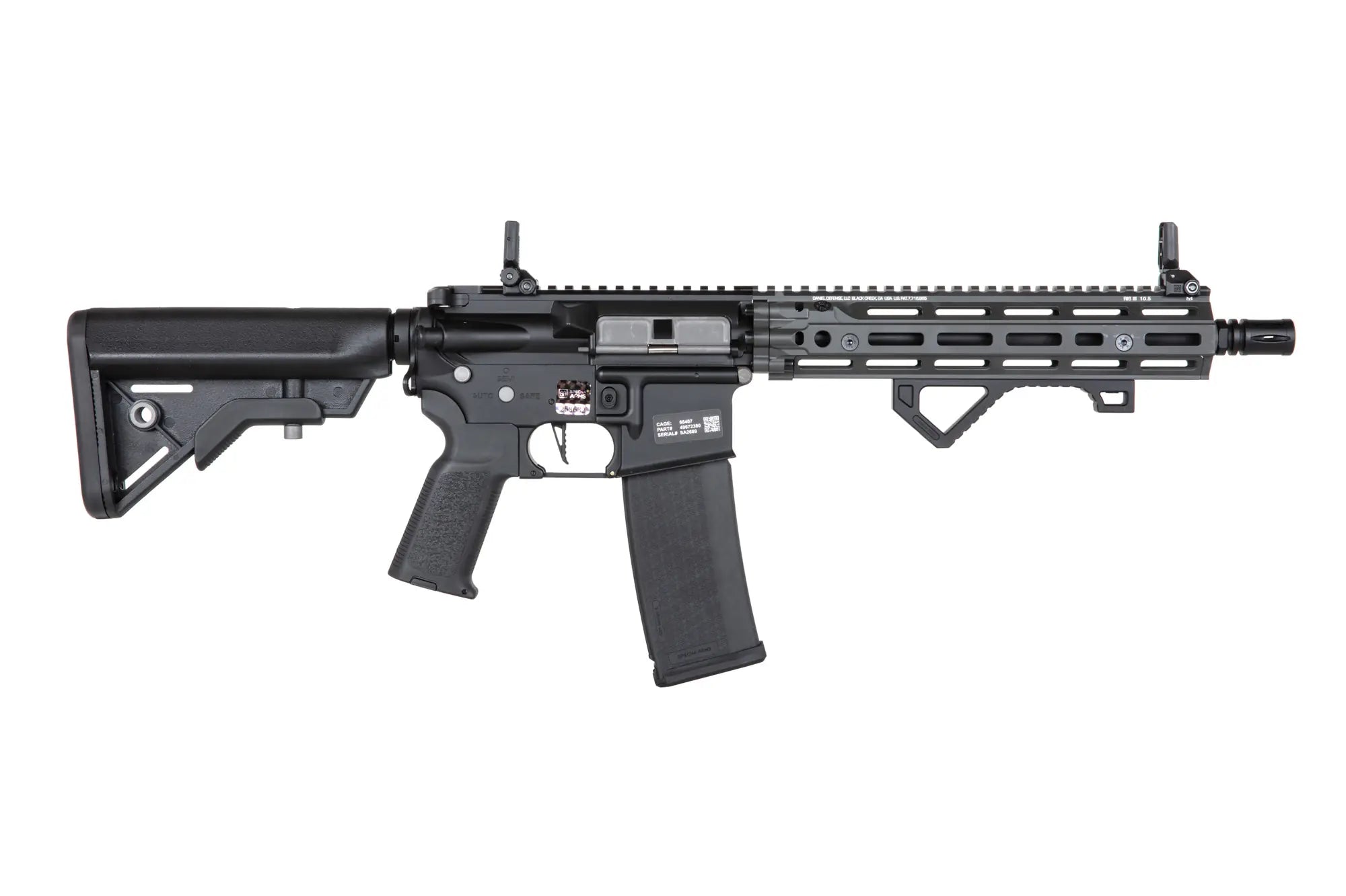 Daniel Defense® SA-E27 RISIII 10.5'' EDGE™ HAL ETU™ sähköase - Chaos Grey