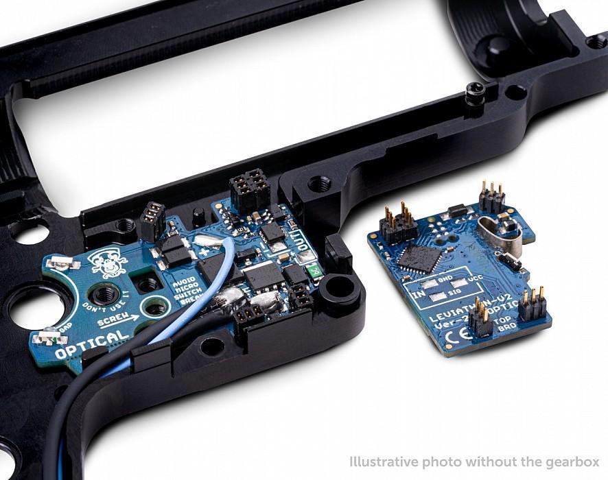 Leviathan V2, optinen (johdotus taakse + CNC liipaisin)