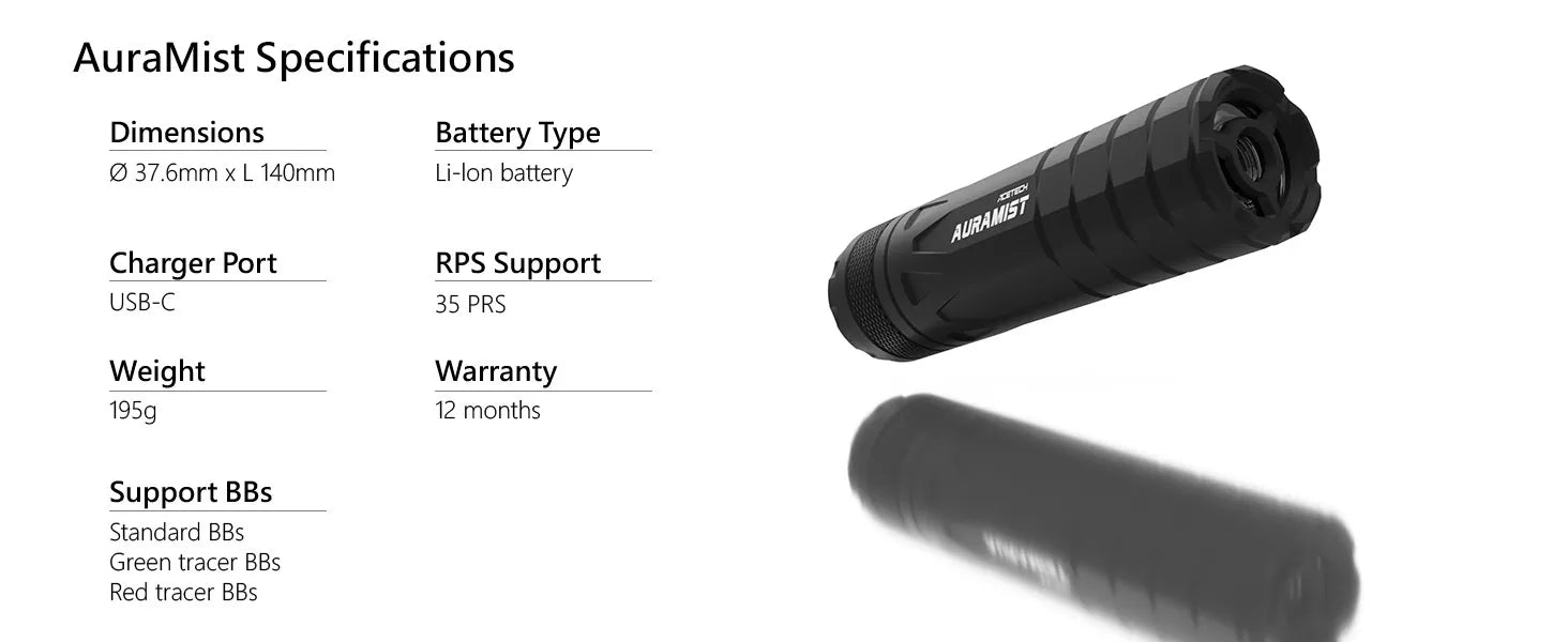 Acetech AuraMist Smoke Tracer