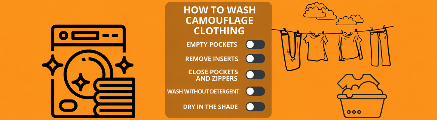 How to Wash Camouflage Clothing Correctly – Keep Your Gear in Good Condition for Longer