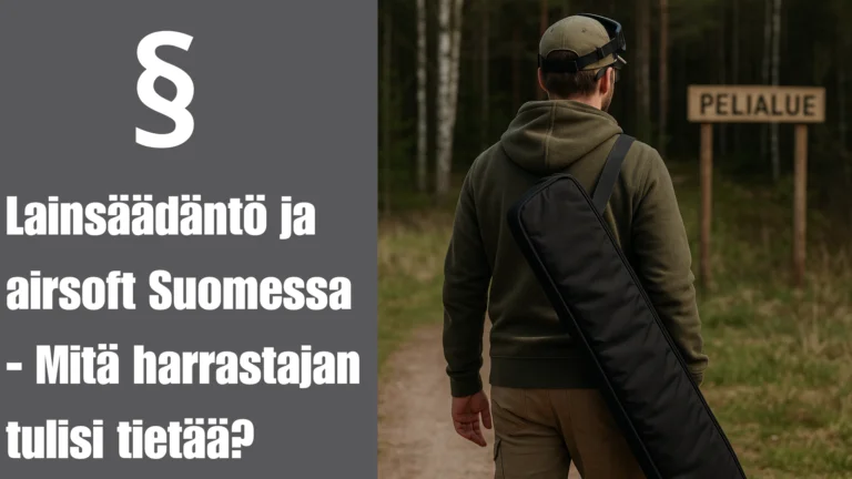 Lainsäädäntö ja airsoft Suomessa - Mitä harrastajan tulee tietää?
