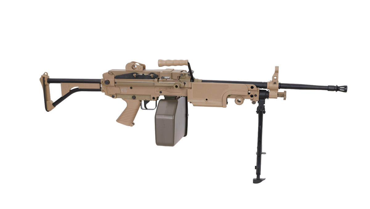 Specna Arms FN Herstal M249 MK1 CORE konekivääri AEG - hiekka