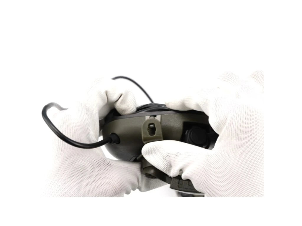 EARMOR M16A kiskokiinnike Earmor M31/M32 PLUS -kuulosuojaimille ARC-kiskoihin - musta