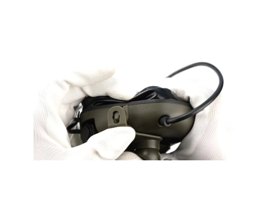 EARMOR M16A kiskokiinnike Earmor M31/M32 PLUS -kuulosuojaimille ARC-kiskoihin - musta