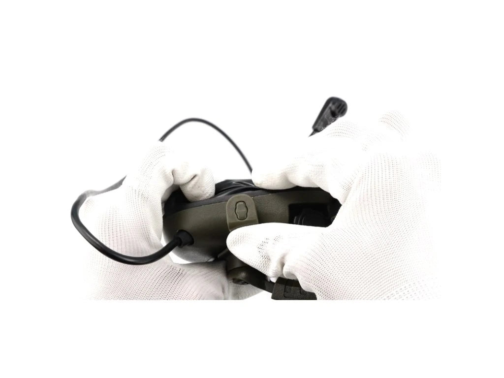 EARMOR M16A kiskokiinnike Earmor M31/M32 PLUS -kuulosuojaimille ARC-kiskoihin - musta