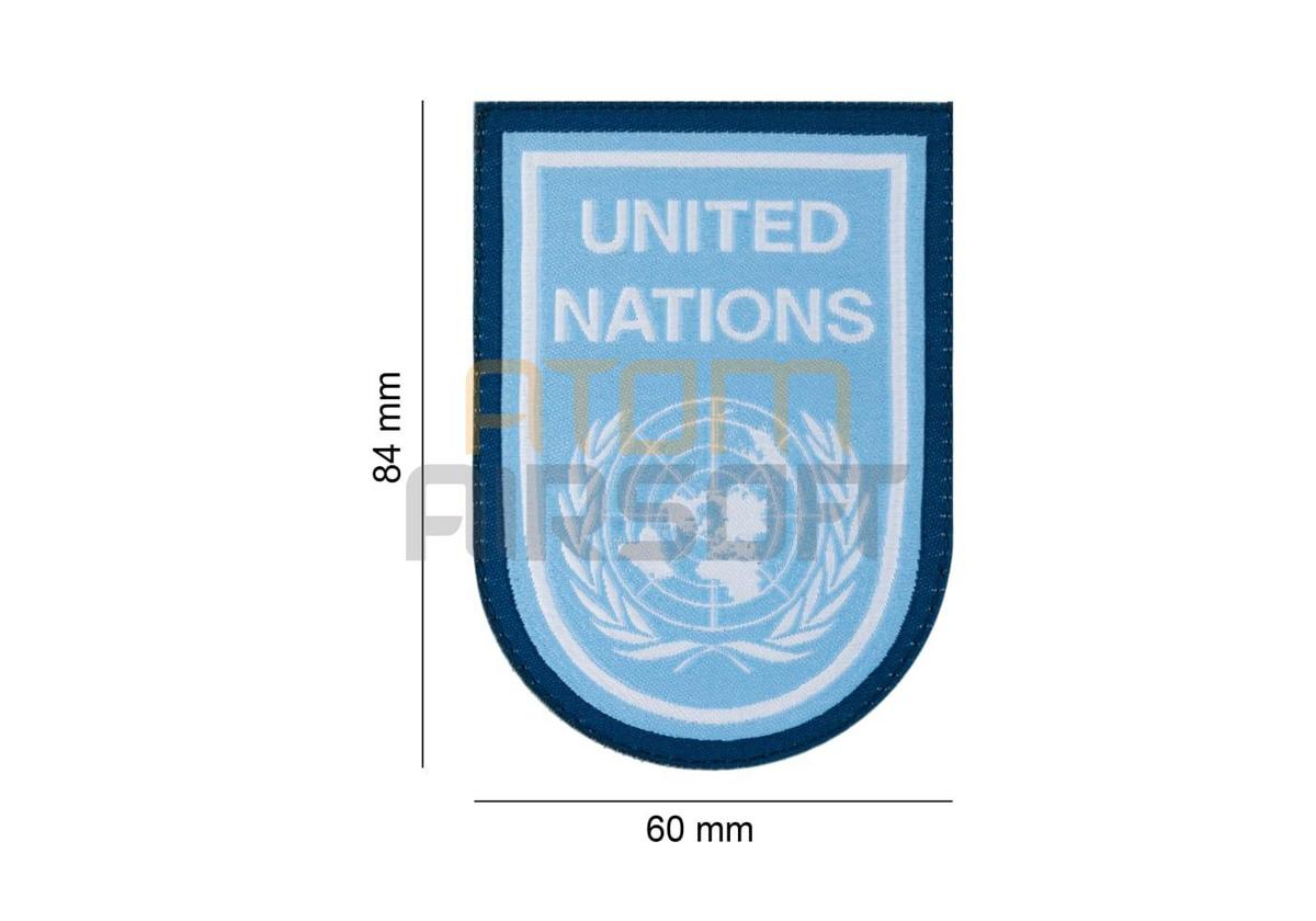 "United Nation" PVC velcromerkki