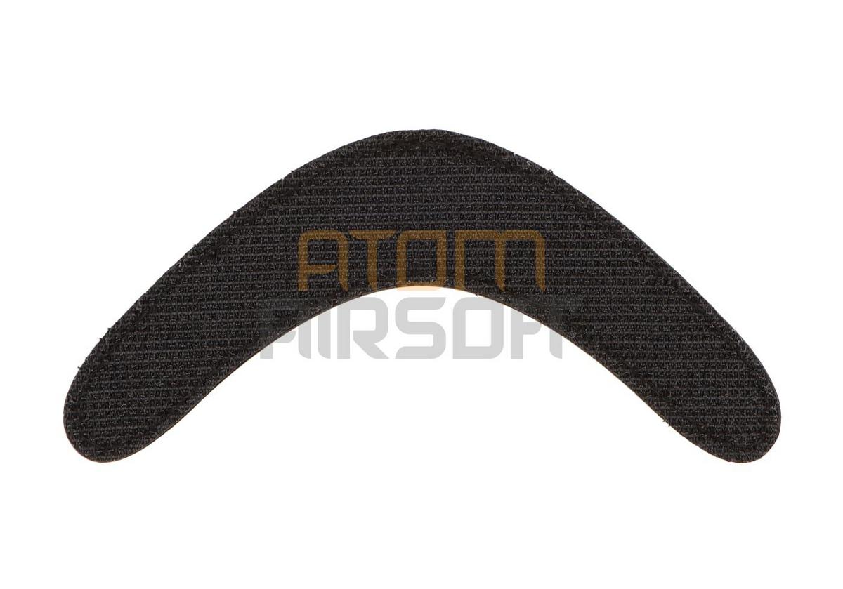 "Karma Returns Rubber Patch" PVC velcro patch - Black