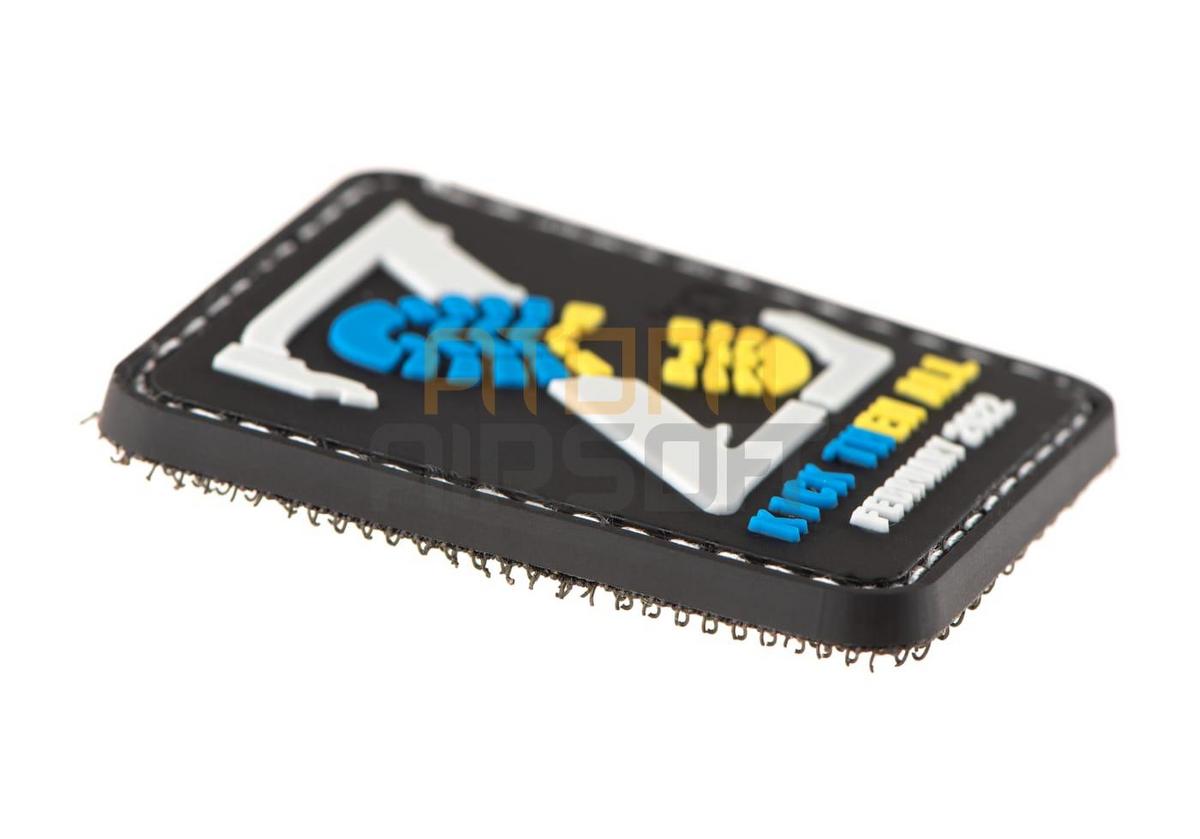 "Kick Them All Z" PVC velcromerkki