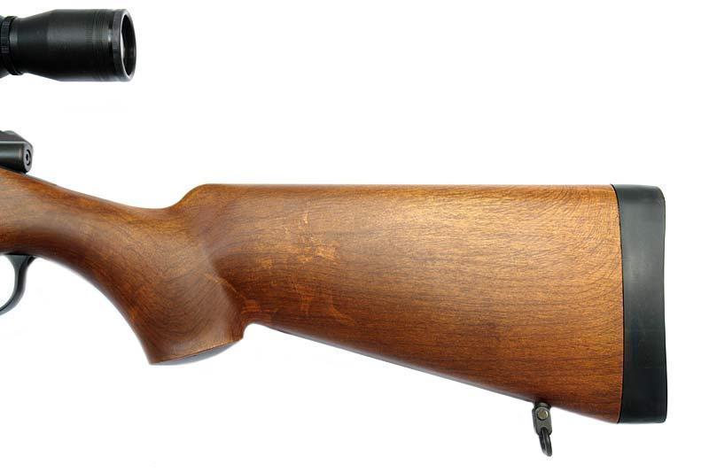 MB03EL bolt-action sniper rifle with scope and forelegs