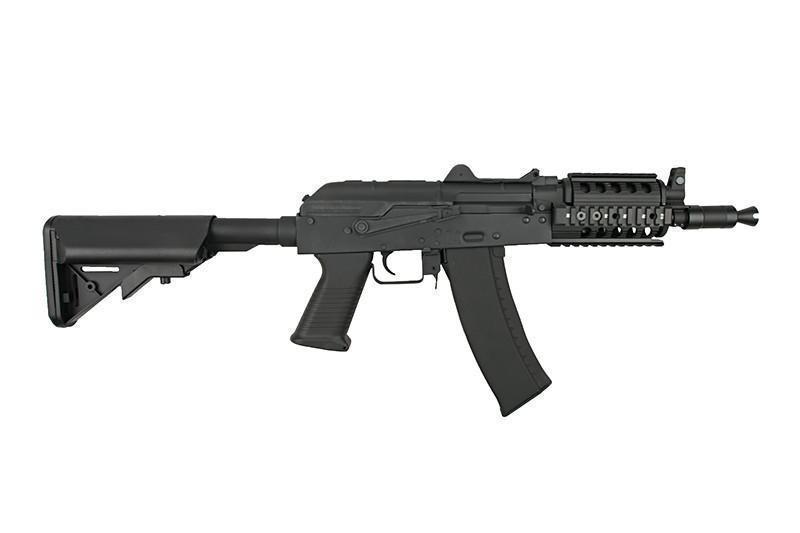 AKS-74UN RIS teleskooppiperällä, teräsrunko (CM040H)