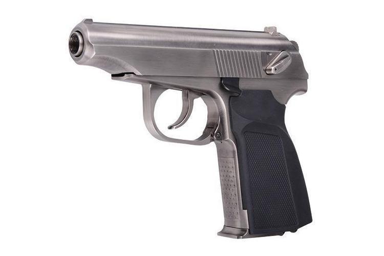 Makarov 654K äänenvaimentimella, GBB - hopea