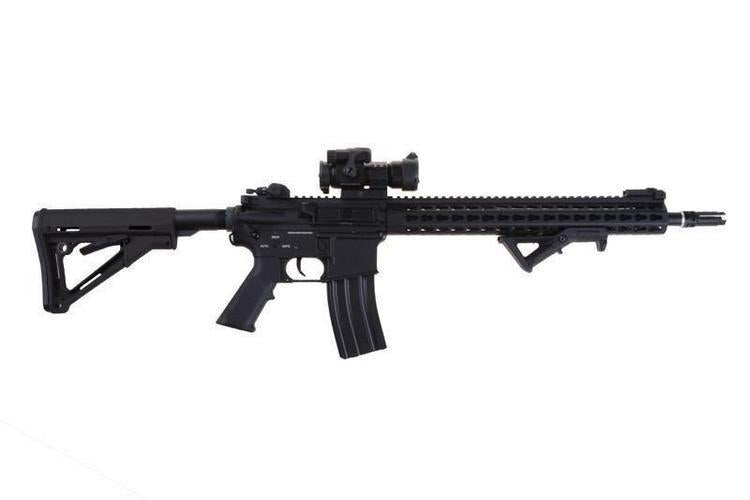 M4 KeyMod 12",SAEC™, metallirunko (SA-B14) - musta