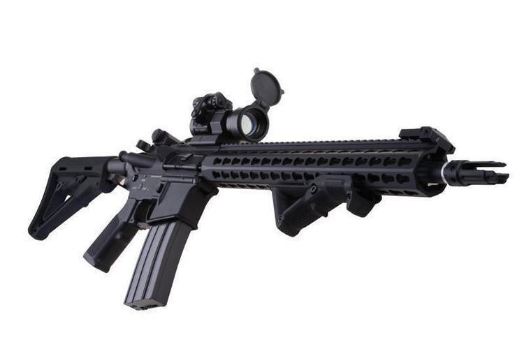 M4 KeyMod 12",SAEC™, metallirunko (SA-B14) - musta