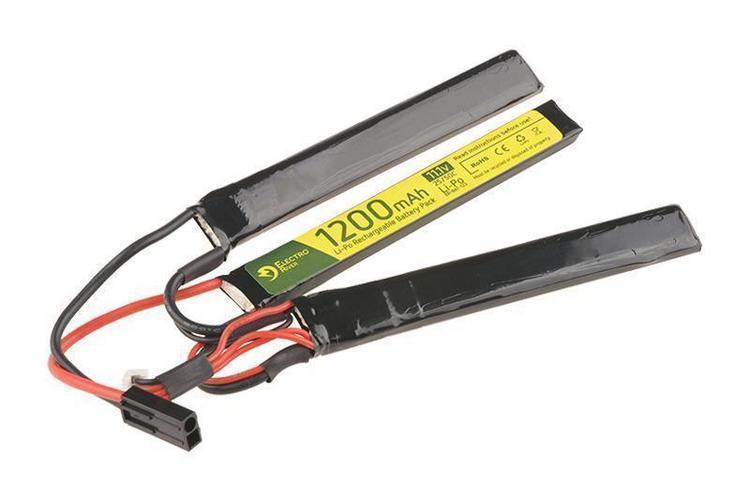 LiPo-akku 11,1V 1200mAh 25/50C, miniliitin - 3 osainen