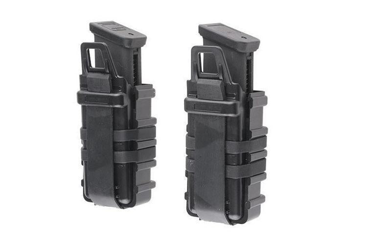 Open III (S) pistol MOLLE magazine pouch, 2pcs - black