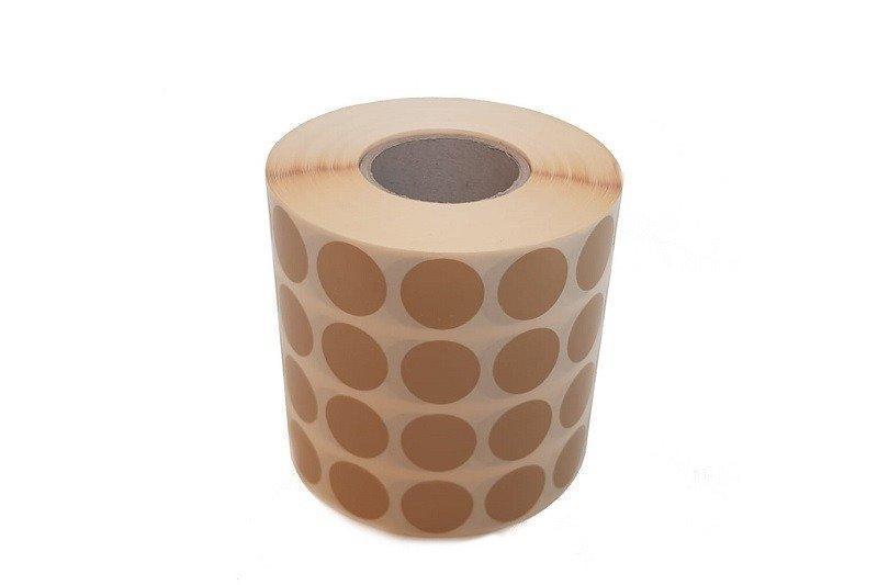 IPSC 20mm ampumataulun paikkatarrat - 8000 kpl - ruskea