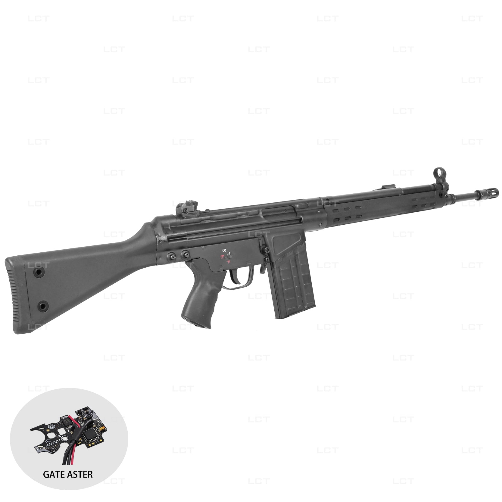 LCT LC-3A3-S AEG GATE ASTER - musta