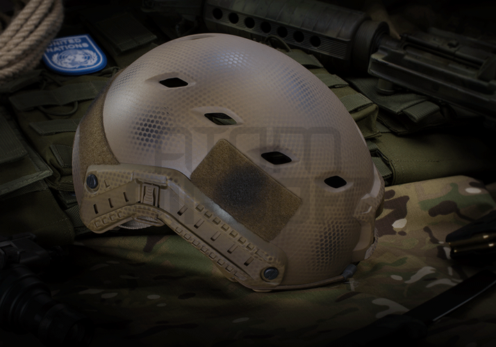 FAST Helmet BJ, with neck adjustment - camouflage
